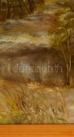 Balázs Mária (?-): Fasor. Olaj, farost, jelzett, keretben, 60×80 cm