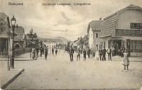 Budapest XIII. Gyöngyösi út, Palotai úti kislakások, Jelinek Miksa üzlete és saját kiadása (kopott sarkak / worn corners)