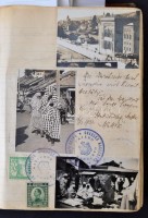 1929-1970 Gáspár Vilmos, egy világutazó eszperantista érdekes útinaplója. Több száz oldal a javarészt a 30-as évek tett utazásokról. Fotók, képeslapok, bélyegek, levélzárók és rengeteg pecsét az út állomásairól. Minden