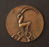 HT monogrammal: Zerge, bronz, 47 mm