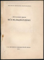 Bács-Kiskun megye műemlékjegyzéke. Országos Műemléki Felügyelősség. Bp.,1964, É. M. Építésügyi Dokumentációs Iroda. Kiadói papírkötés. Megjelent 500 példányban.