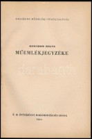 Komárom megye műemlékjegyzéke. Országos Műemléki Felügyelősség. Bp.,1964, É. M. Építésügyi Dokumentációs Iroda. Kiadói papírkötés. Megjelent 500 példányban.