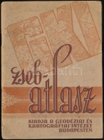 GKI Zsebatlasz. Budapest, é.n., Geodéziai és Kartográfiai Intézet. Tűzött papírkötés, 32 p.