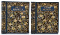 Dóczi Lajos munkái VIII-IX. kötet: Schiller: Wallenstein. II. kötet. Drámai költemény három részben. Fordította: Dóczi Lajos. Bp., én., Lampel R. (Wodianer F. és Fiai.), Hornyánszky Viktor-ny. Kiadói aranyozott, festett, illusztrált