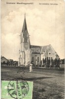 Mezőhegyes, Református templom, TCV card  (EK)