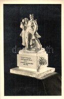 Sopron, A volt soproni m. kir. 18. honvéd és népfelkelő gyalogezredek hősi emléke, hősök szobra (EK)