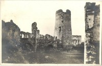 Szepesváralja, Spisské Podhradie; várrom udvara / court yard of the castle ruins. photo