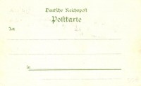 Göttingen, Rohns, Rathaus, Plesse / town hall. Kunstanstalt Rosenblatt Art Nouveau, floral, litho