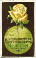 1938 12. Internationaler Gartenbaukongress Berlin / 12. Nemzetközi Kertészeti Kongresszus Berlin / International Horticultural Congress Berlin, '12. Internationaler Gartenbaukongress' So. Stpl s: Max Eschle (fa)