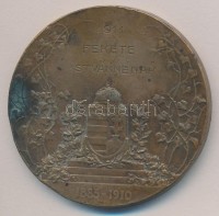 Betlen Gyula (1879-1963) 1911. 'Országos Magyar Kertészeti Egyesület Budapesten 1885.' kétoldalas Br emlékérem, hátoldalon gravírozva (51mm) T:2,2- ph., kis patina