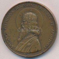 Madarassy Walter (1909-1994) 1938. 'Szent István / Szent Jobb' Br emlékérem (40,5mm) T:1-,2
