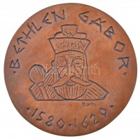 1979. 'Bethlen Gábor 1580-1629 / Ráday Kollégium Budapest 1979' kétoldalas Br plakett (143mm) T:2