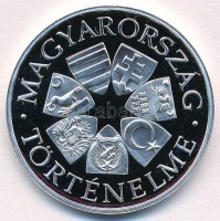 Fritz Mihály (1947- ) DN 'Forradalom és Szabadságharc / Magyarország Történelme' Ag emlékérem (15,04g/0.500/34mm) T:PP