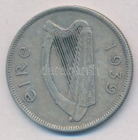 Írország 1939. 1/2C Ag T:2-Ireland 1939. 1/2 Crown Ag C:VF
