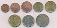 Írország 2002. 1c-2E (8xklf) forgalmi sor T:2Írország 2002. 1 Cent - 2 Euro (8xdiff) coin set C:XF