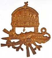 ~1930-1940. Géppuskalövész fém felvarró(?) (~30-40mm) T:1-,2