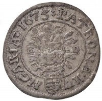 1675K-B 3kr Ag 'I. Lipót' Körmöcbánya (1,45g) T:1-,2 / Hungary 1675K-B 3 Kreuzer Ag 'Leopold I' Kremnitz (1,45g) C:AU,XFHuszár: 1465., Unger II.: 1084.