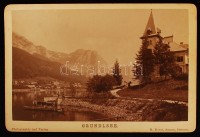 cca 1890 Grundlsee - Ausztria 2 db fotó / Austria, Grundlsee 2 photos 17x11 cm