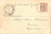 1899 Szabadka, Subotica; Gimnázium. Vig Zsigmond Sándor kiadása / grammar school (EK)