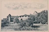 Molnár Gabriella (1940- ): Rondella, rézkarc, papír, jelzett, számozott (61/100), 20,5×29,5 cm