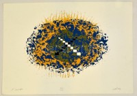 Szabó jelzéssel: X, szerigráfia, papír, számozott (17/30), 42×59 cm