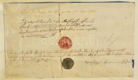 Gabriel Bodenehr (1664-1758): Németország közigazgatási rendszere. 3 db metszet. 19x24 cm + egy 1796-os levél bőr album borító belsejére ragasztva. / 3 etchings and one glued letter.