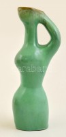 Gádor István (1891-1984):  Figurás váza, mázas kerámia, jelzett, jó állapotban, m:22 cm