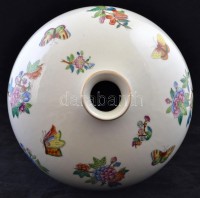 cca 1920 Herendi Viktória mintás díszváza, kézzel festett, jelzett (koronás), hibátlan, m: 36 cm /cca 1920 Herend porcelain Queen Victoria vase, handpainted, with hallmark (with crown), in flawless condition, h: 36 cm