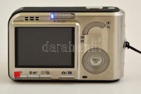 HP Photosmart R817 digitális fényképezőgép, új állapotban, tartozékokkal, eredeti dobozában, angol szabványú tápcsatlakozóval