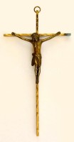 Réz feszület, 24,5×13 cm