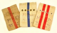 3 db postai pénzeszsák, 27×17 cm