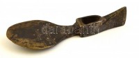Antik fém fokos (B.B monogrammal), 20×7 cm