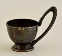 Sandrik alpakka csésze, jelzett, m: 7 cm