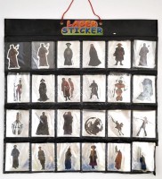 Star Wars - Baljós Árnyak matricák nagyméretű műbőr  gyűjtőtokban. Fajtánként sok darab / Star wars stickers