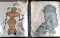 Star Wars - Baljós Árnyak matricák nagyméretű műbőr  gyűjtőtokban. Fajtánként sok darab / Star wars stickers