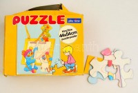 King Size Puzzle óriás kirakós, saját sérült dobozában, teljes