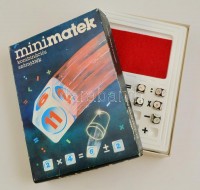 Minimatek kombinációs számjáték, pohár nélkül, egyébként teljes, saját dobozában, jó állapotban