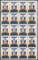 1934 Szegedi Szabadtéri Játékok levélzáró 20-as kisív