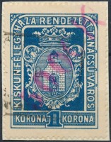 1924 Kiskunfélegyháza R.T.V. 19 sz. okirati illetékbélyeg (20.000)