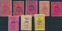 1921 8 klf Miskolc városi okmánybélyeg (49.800)