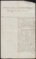 1867-68 Erdélyi evangelikus lelkész folyamodványa Ferenc József császárhoz. Apatelek / Mokra.