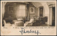 cca 1930 Habsburg relikvia tétel, 3 db Habsburg témájú képeslap, egyiken Habsburg Ottó (1912-2011) sajátkezű aláírásával, Délmagyarországi Magyar Közművelődési Egyesület bélyegekkel
