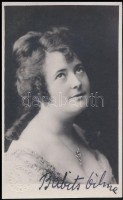 Babits Vilma (1891-?) magyar színésznő fotólapja autográf aláírással