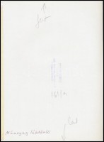 cca 1969 Képi párhuzamok, Botta Dénes (1921-2010) budapesti fotóművész hagyatékából 2 db pecséttel jelzett, feliratozott, vintage fotó (Nádszál és lábtörlő), 18x24 cm