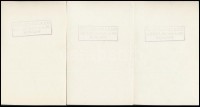 cca 1948 Budapest éjjel, Szabó Lajos (?-?) újpesti fotóművész hagyatékából, 3 db pecséttel jelzett vintage fotó, 14x9 cm