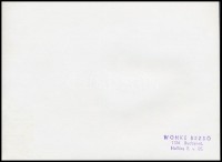 Weöres Sándor (1913-1989), Károlyi Amy (1909-2003), más írók társaságában. Wonke Rezső pecséttel jelzett fotója 18x13 cm