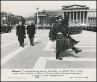 cca 1980-1985 3 db Kádár Jánost ábrázoló  MTI sajtófotó 24x20 cm