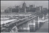 Budapest, Kossuth híd, 5 db mai nagyítás, 10x15 cm