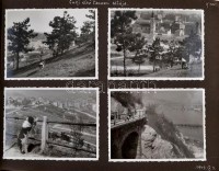 1949 Képek a háború utáni Budapestről. Kb 200 jól komponált, aláírásokkal ellátott fényképet tartalmazó fotóalbum érdekes táj és városképekkel.