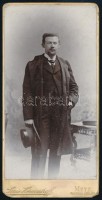 1897 Fénykép Armand Hegedűs dedikállással